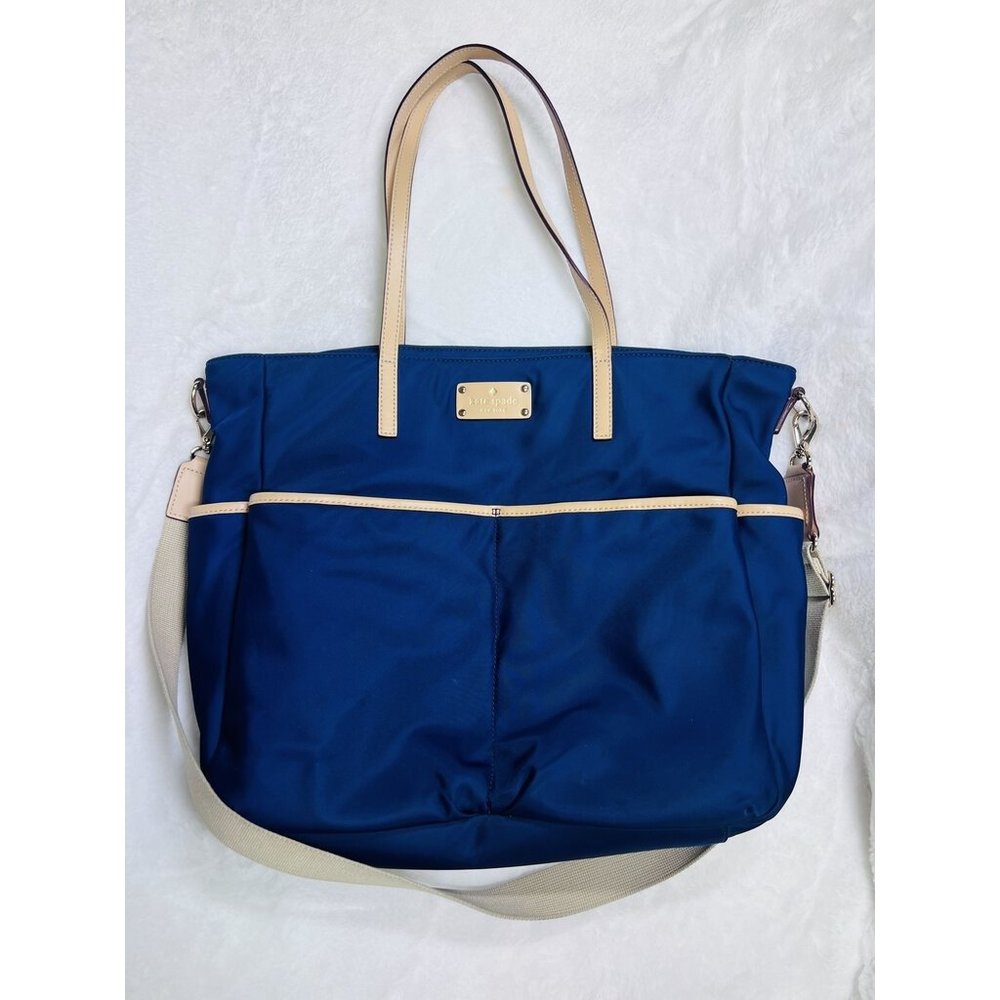 Kate Spade Navy Tote Diaper Bag Work Bag